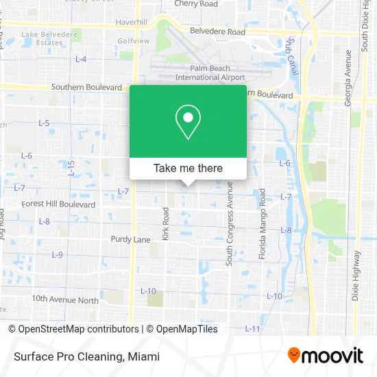 Surface Pro Cleaning map