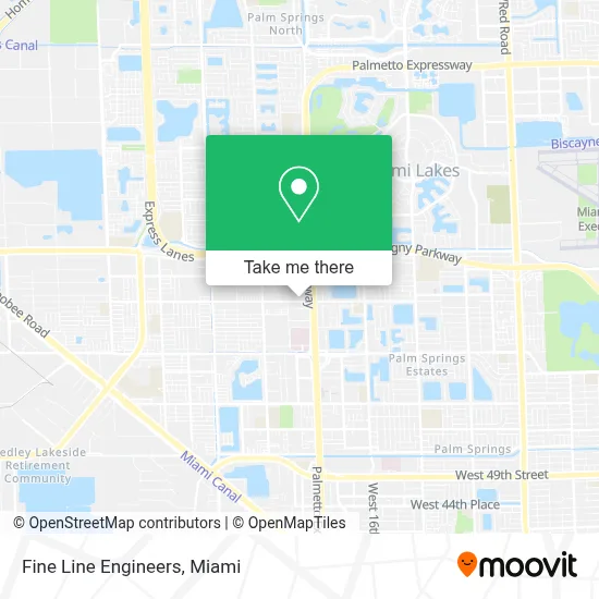 Fine Line Engineers map