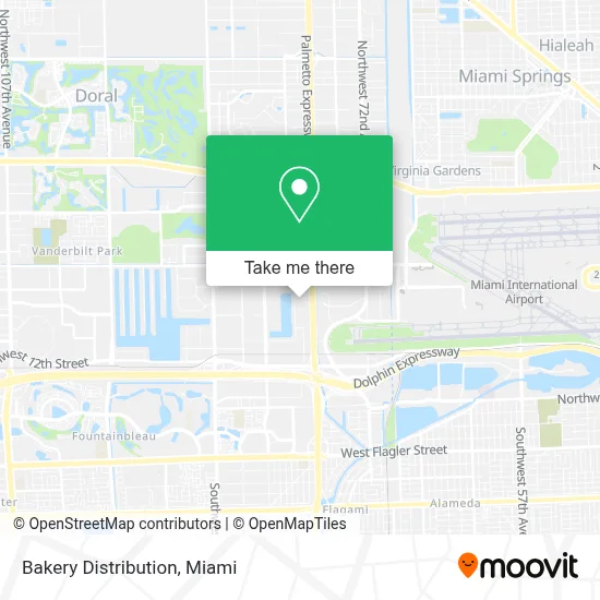 Bakery Distribution map