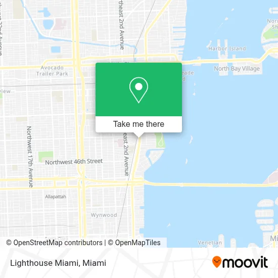 Lighthouse Miami map