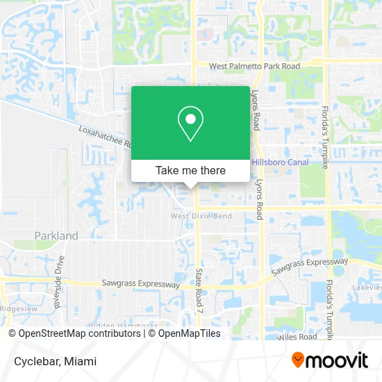 Cyclebar map