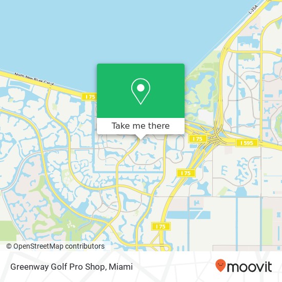 Mapa de Greenway Golf Pro Shop