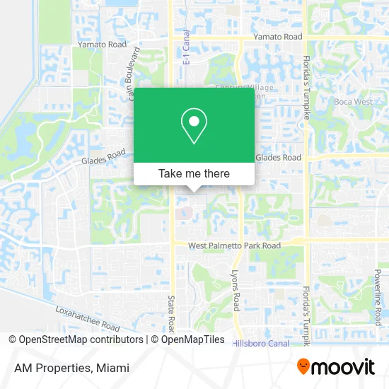 AM Properties map