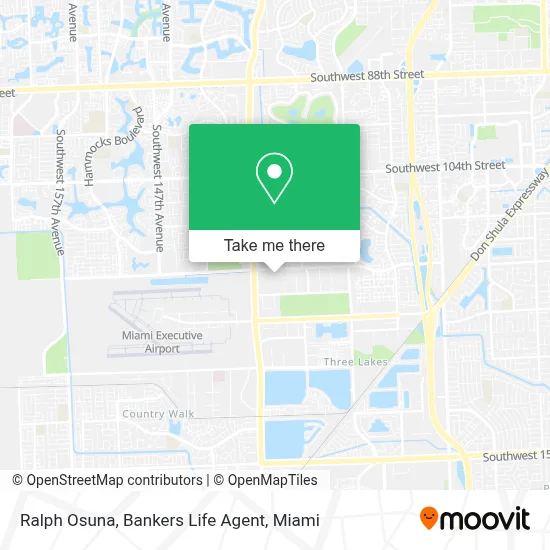 Ralph Osuna, Bankers Life Agent map