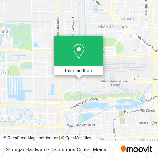 Strongar Hardware - Distribution Center map