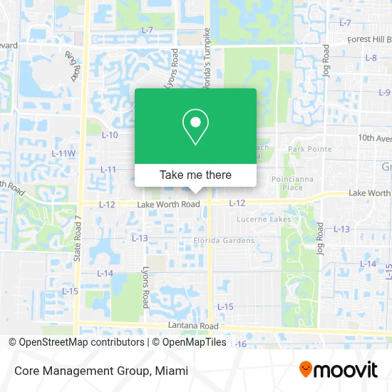 Core Management Group map