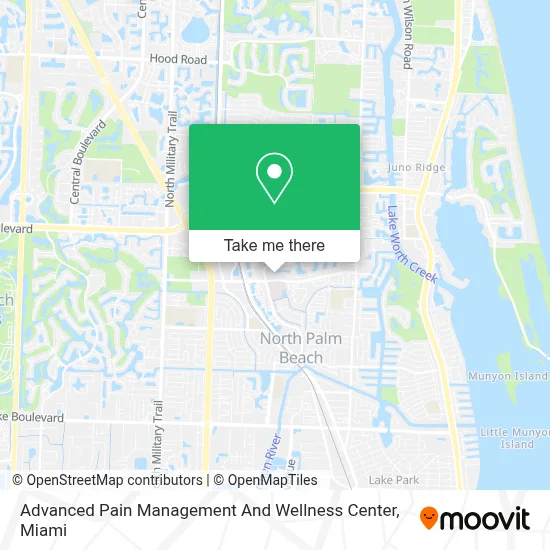 Advanced Pain Management And Wellness Center map