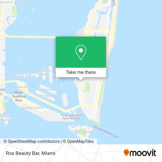 Rox Beauty Bar map