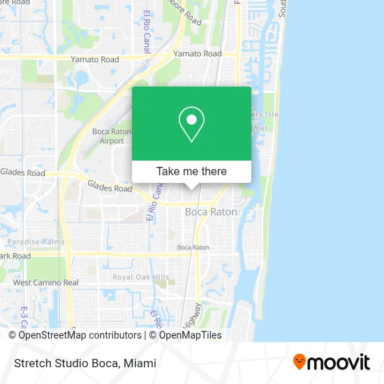 Stretch Studio Boca map