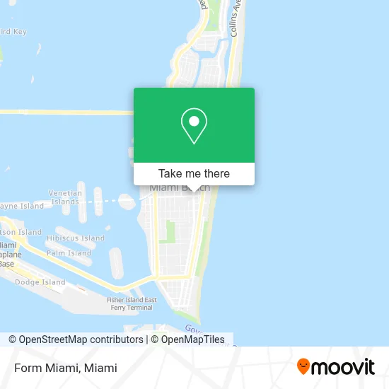 Form Miami map