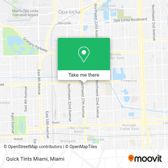 Quick Tints Miami map
