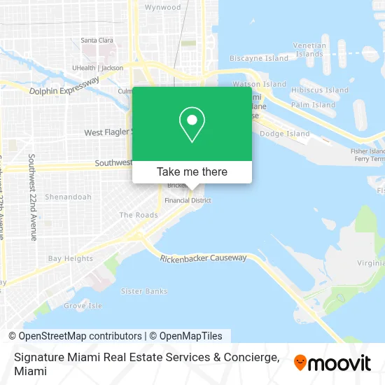 Signature Miami Real Estate Services & Concierge map