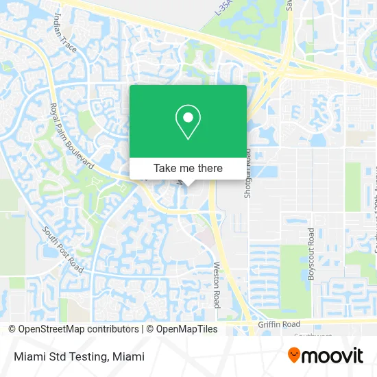 Miami Std Testing map