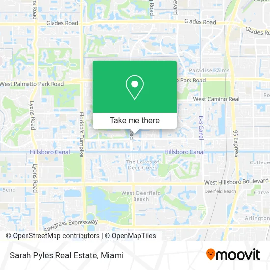 Sarah Pyles Real Estate map
