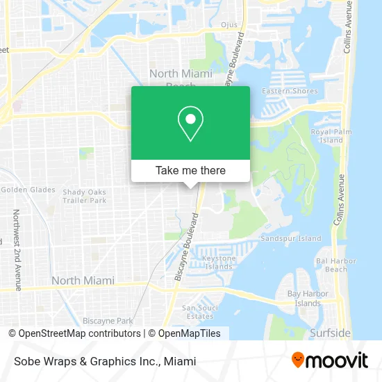 Sobe Wraps & Graphics Inc. map