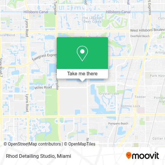 Rhod Detailing Studio map
