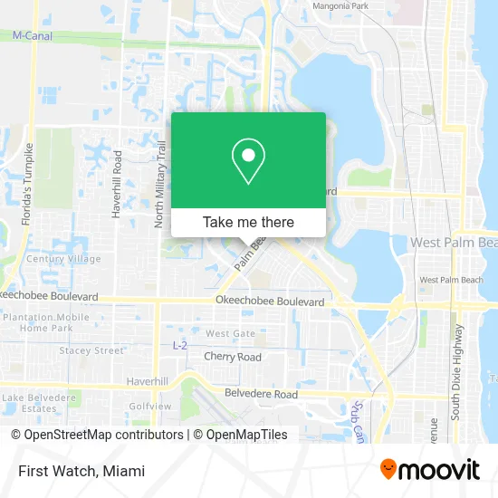 First Watch map