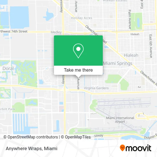 Anywhere Wraps map