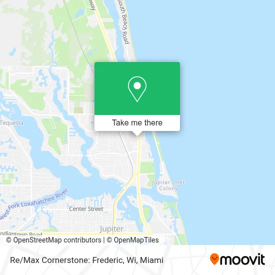 Re / Max Cornerstone: Frederic, Wi map