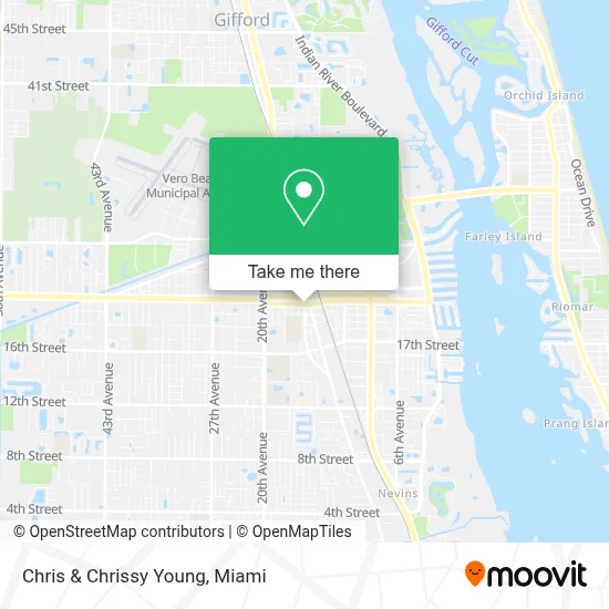 Chris & Chrissy Young map