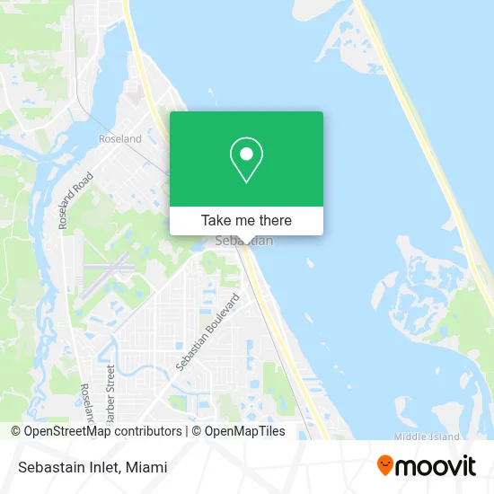 Sebastain Inlet map