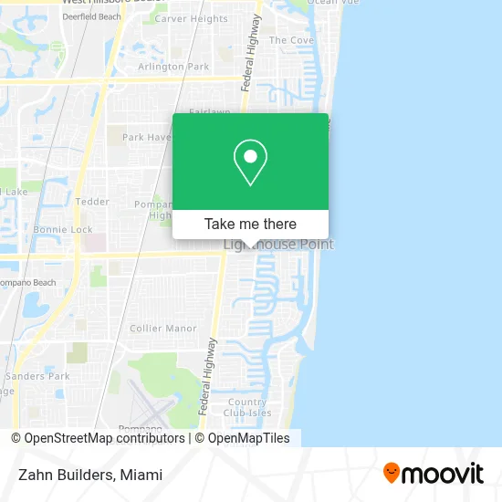 Zahn Builders map