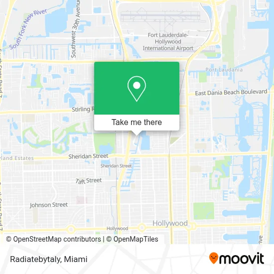 Radiatebytaly map