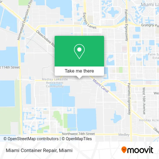 Miami Container Repair map