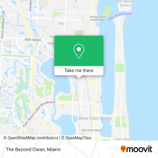 The Beyond Clean map