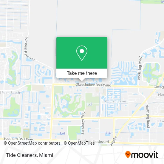 Tide Cleaners map