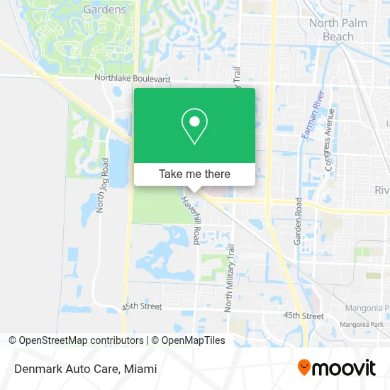 Denmark Auto Care map