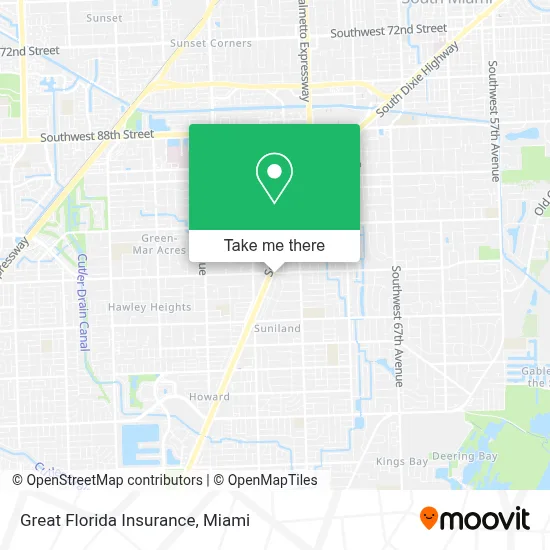 Great Florida Insurance map