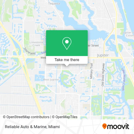 Reliable Auto & Marine map