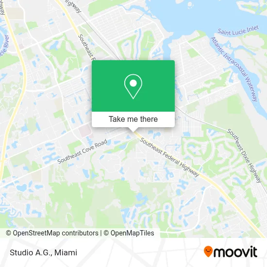 Studio A.G. map