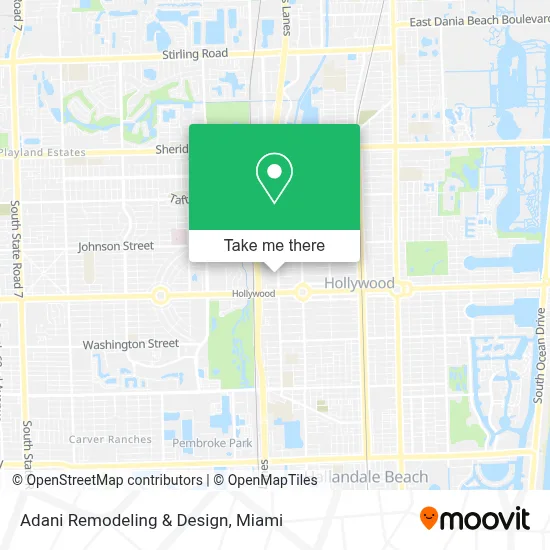 Adani Remodeling & Design map
