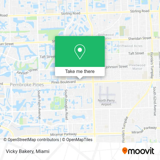 Vicky Bakery map