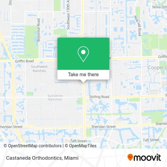 Castaneda Orthodontics map