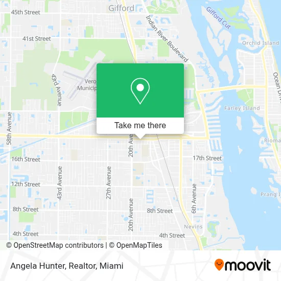 Angela Hunter, Realtor map