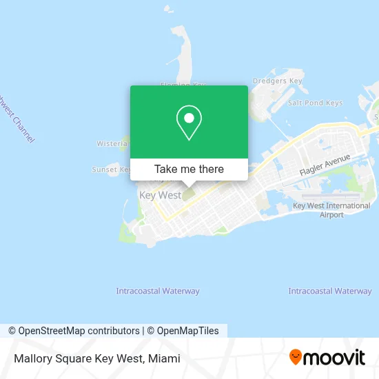 Mallory Square Key West map