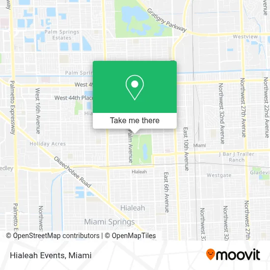 Hialeah Events map