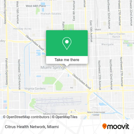 Citrus Health Network map