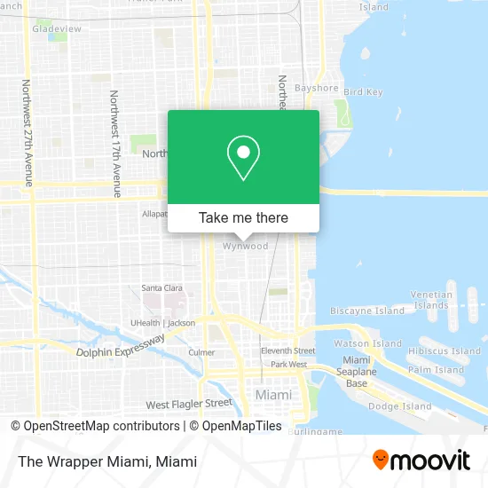 The Wrapper Miami map