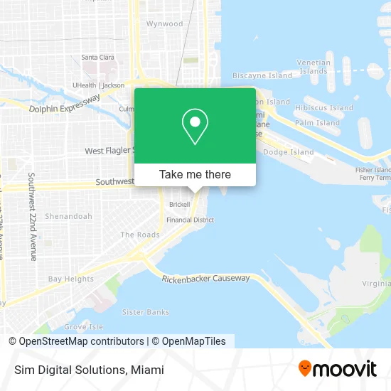 Sim Digital Solutions map