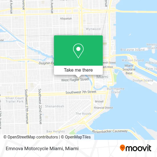 Emnova Motorcycle Miami map