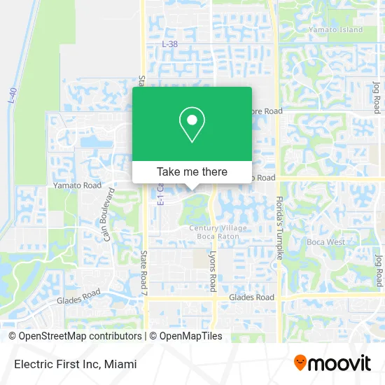 Electric First Inc map
