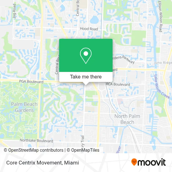 Core Centrix Movement map