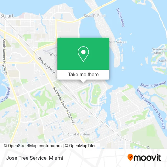Jose Tree Service map