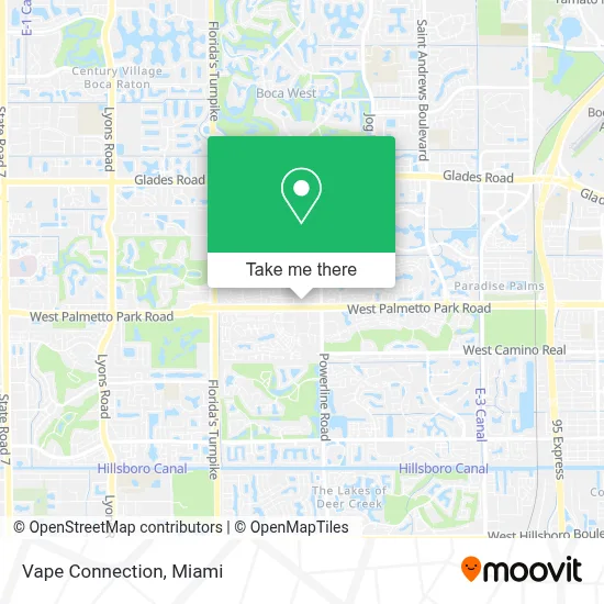 Vape Connection map