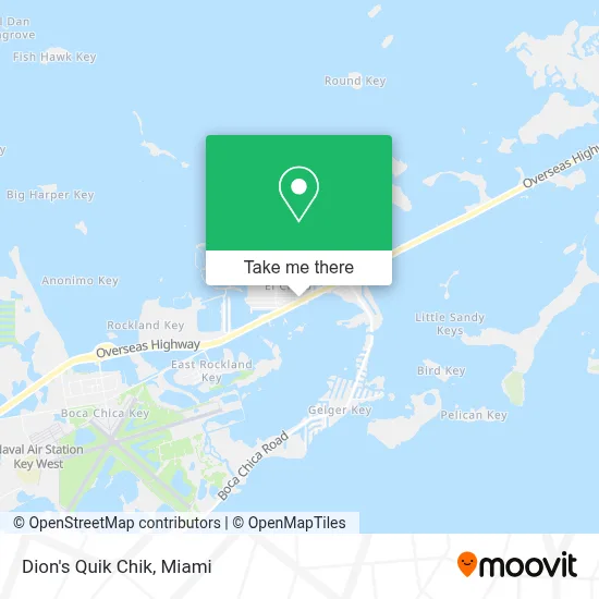 Dion's Quik Chik map