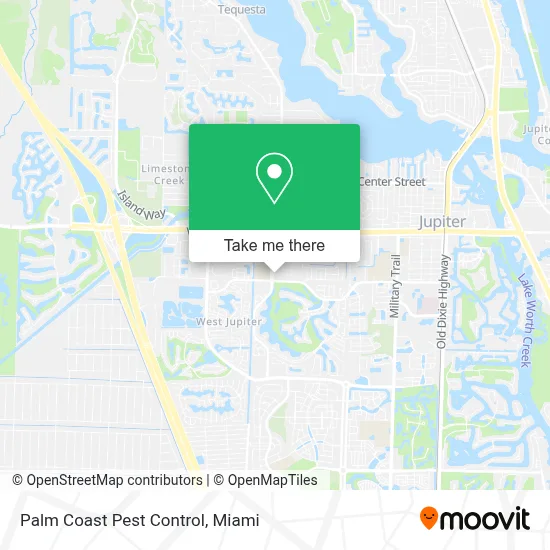 Palm Coast Pest Control map